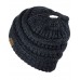 NEW CC BeanieTail MULTI COLOR Stretch Knit Messy High Bun Ponytail Beanie   7102511959785 eb-81222766
